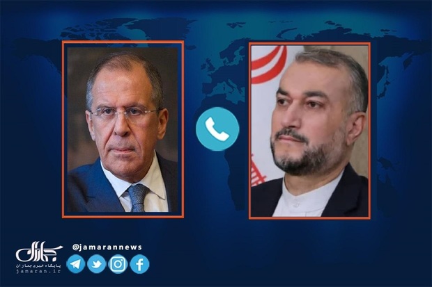 امیرعبداللهیان خطاب به وزیر خارجه روسیه: با جنگ و تحریم مخالفیم/ همکاریهای ایران با هیچ‌کشوری نباید متاثر از فضای تحریم باشد