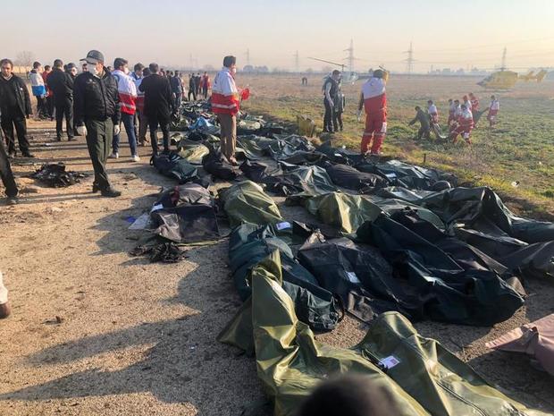 شناسایی تمامی جانباختگان سقوط هواپیمای اوکراینی