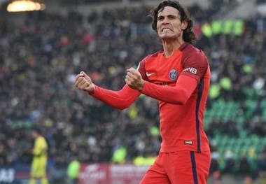 
پاریسی ها به کمک کاوانی پیروز شدند