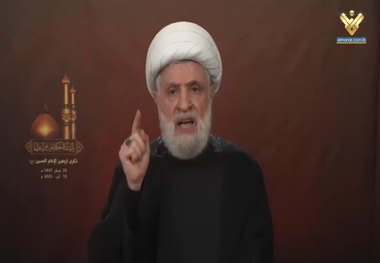 دبیرکل حزب‌الله لبنان: مقاومت سلاح خود را تحویل نمی دهد/ علیه این پروژه اسرائیلی-آمریکایی، نبرد کربلایی راه می اندازیم/ اعتراضات خیابانی ممکن است به سفارت آمریکا در لبنان برسد/ دولت مسئولیت کامل هرگونه انفجار داخلی و هرگونه ویرانی لبنان را بر عهده دارد