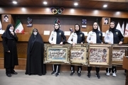 تجلیل از زنان مدال‌آور در بازی های کشورهای اسلامی + عکس