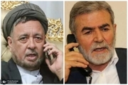 تماس تلفنی رهبر حزب وحدت اسلامی مردم افغانستان با رهبر جنبش جهاد اسلامی فلسطین