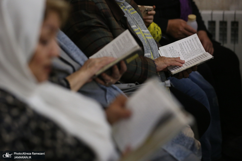 مراسم بزرگداشت رهبر شهيد در كنسيه يوسف آباد