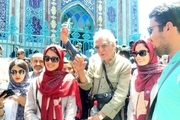 کیومرث پوراحمد به حسینیه ارشاد رفت + عکس