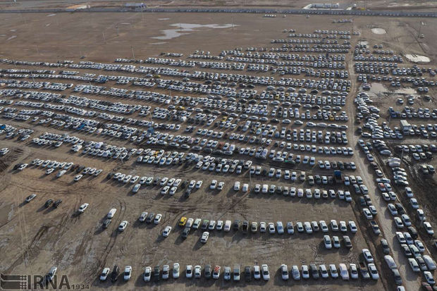 عملیات توسعه پارکینگ خودروها در مرز شلمچه آغاز شد