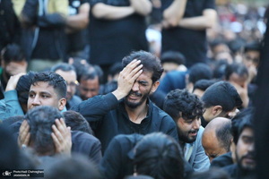 دسته عزاداری شهادت حضرت علی (ع) با حضور آیت‌الله العظمی وحید خراسانی