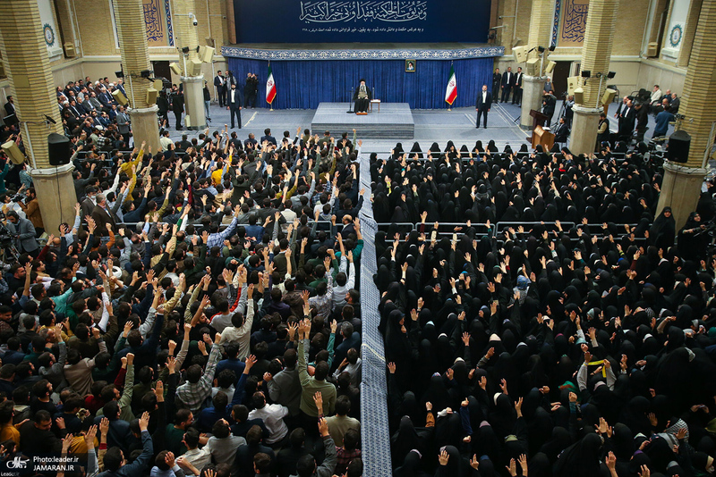دیدار رمضانی دانشجویان با رهبر معظم انقلاب