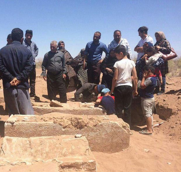 کشف قبرستان باستانی در کرمان