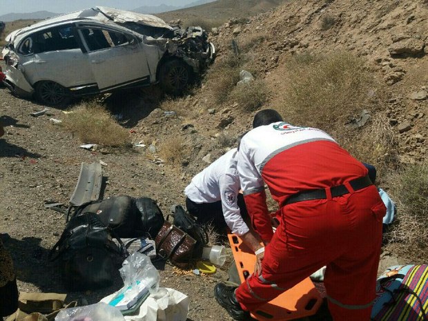 سانحه رانندگی آزاد راه نطنز– کاشان 9 مجروح برجای گذاشت