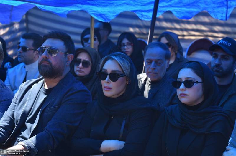 مراسم چهلمین روز درگذشت حمید هیراد در بهشت زهرا