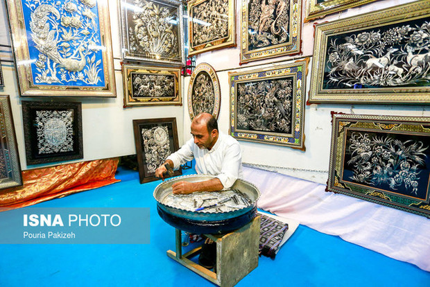 حضور گسترده هنرمندان آذربایجان شرقی در نمایشگاه ملی صنایع دستی تهران