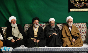 آخرین شب مراسم عزاداری حضرت فاطمه‌زهرا(س) در حسینیه امام خمینی 