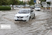 بارش باران موجب آبگرفتگی جاده بروجرد – خرم‌آباد شد