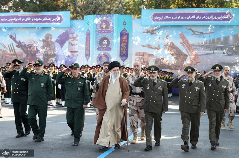 مراسم مشترک دانش‌آموختگی دانشجویان دانشگاه‌های افسری با حضور فرمانده کل قوا
