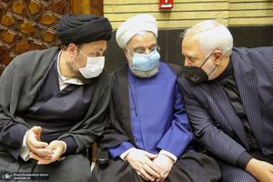 مراسم ختم حجت الاسلام و المسلمین سید محمود دعایی در مسجد نور -1
