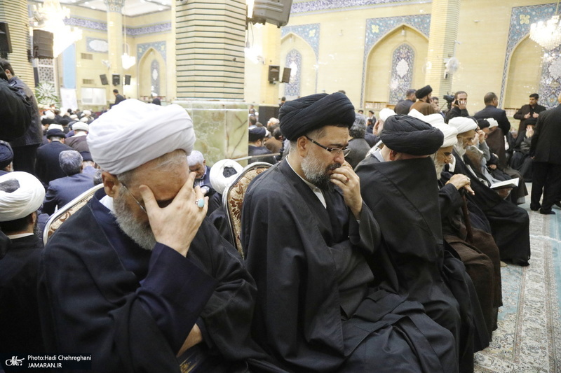 مراسم بزرگداشت همسر آیت الله العظمی وحید خراسانی در قم‎