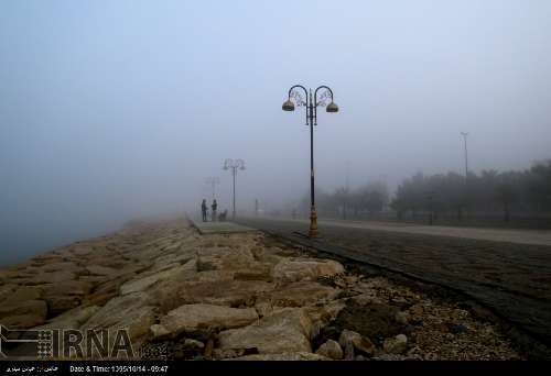 مه صبحگاهی چهار پرواز مسیر بوشهر به تهران و بالعکس را لغو کرد