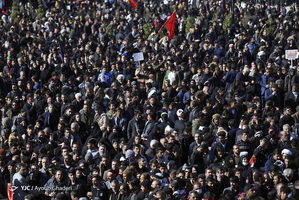 مراسم تشییع و خاکسپاری سردارحاج قاسم سلیمانی در کرمان