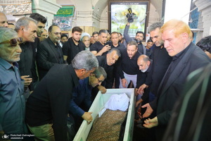 مراسم تشییع و خاکسپاری آیت الله حسن صانعی (ره) در قم