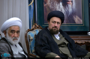 دیدار اعضای ستاد مرکزی بزرگداشت امام خمینی(س) با سید حسن خمینی