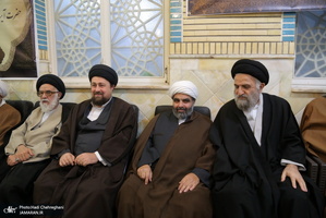 مراسم شب هفتم آیت الله سید ابوالفضل میرمحمدی(ره) در قم