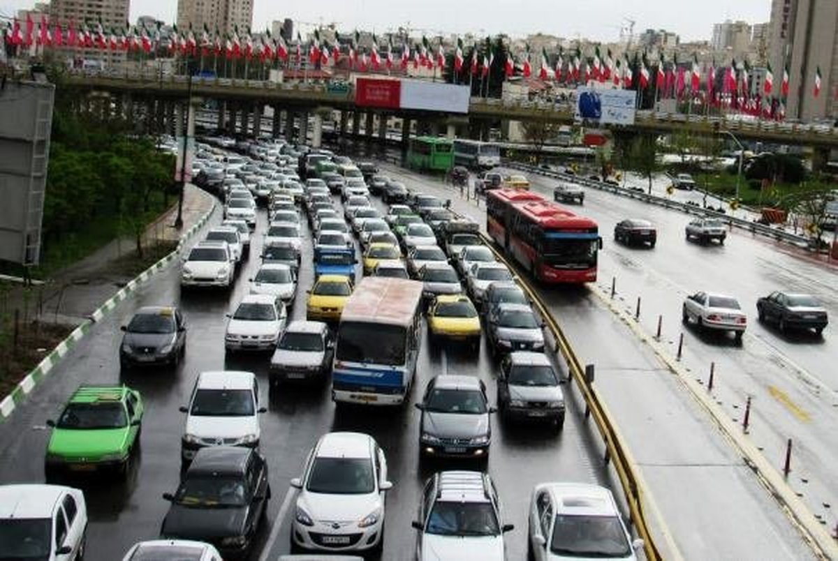 وضعیت ترافیک تهران در اولین روز مهر 