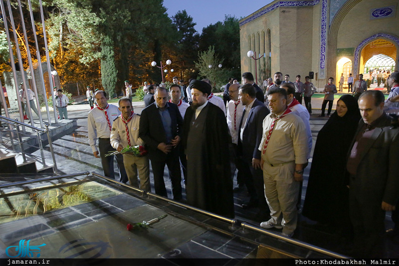 حضور سید حسن خمینی در هشتمین اردوی ملی پیشتازان 