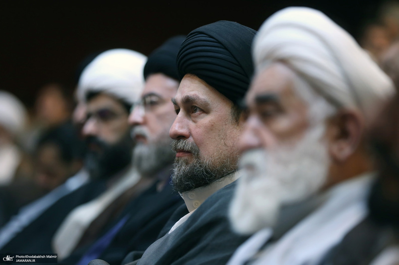 دیدار مسئولین هیت های مذهبی اتباع استان تهران با سید حسن خمینی
