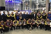 استقبال از تیم ملی فوتسال ناشنوایان کشورمان پس از کسب قهرمانی آسیا 