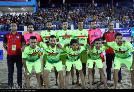 فوتبال ساحلی جهان  گلساپوش ایران در یک قدمی قهرمانی