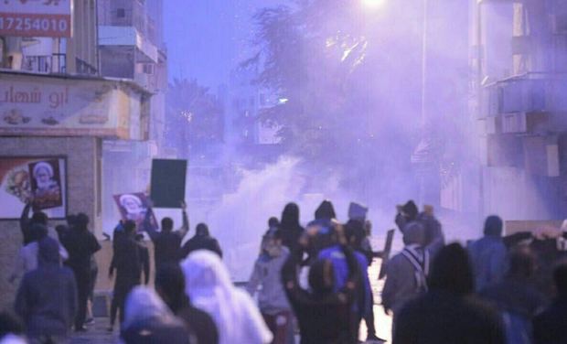 عکس/ تظاهرات در  بحرین در سالروز انقلاب 14 فوریه