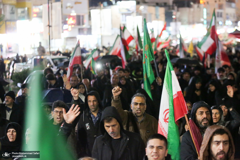 تجمع و راهپیمایی خودرویی در پرند