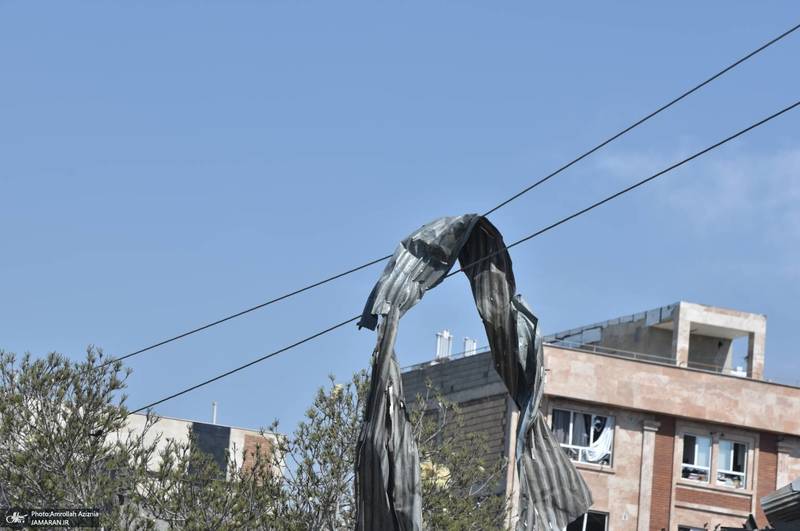 حمله آمریکایی_صهیونی به ورزشگاه شهیدان نصیری منطقه ۱۸ تهران