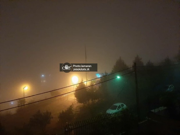 تصاویری از مه غلیط در تهران