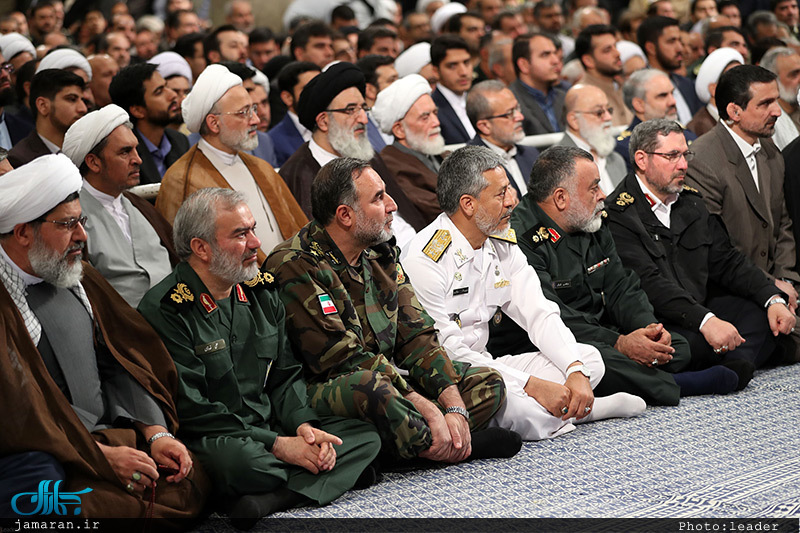 دیدار مسئولان نظام و سفرای کشورهای اسلامی با رهبر معظم انقلاب