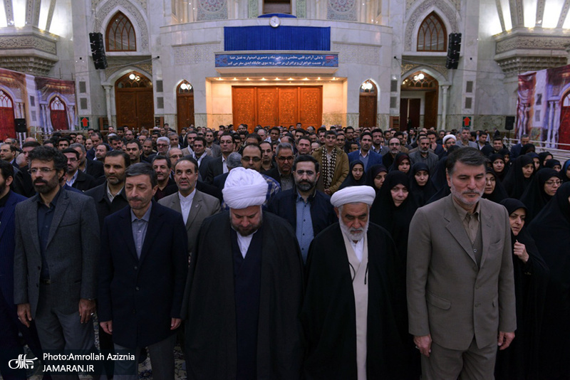 تجدید میثاق رئیس و امدادگران کمیته امداد امام خمینی(س) با آرمان های بنیانگذار جمهوری اسلامی ایران