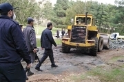 ساخت و ساز غیرمجاز در بوستان شرقی کرمانشاه تخریب شد