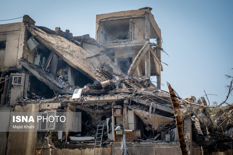 حمله رژیم صهیونیستی به مناطق مسکونی تهران + تصاویر