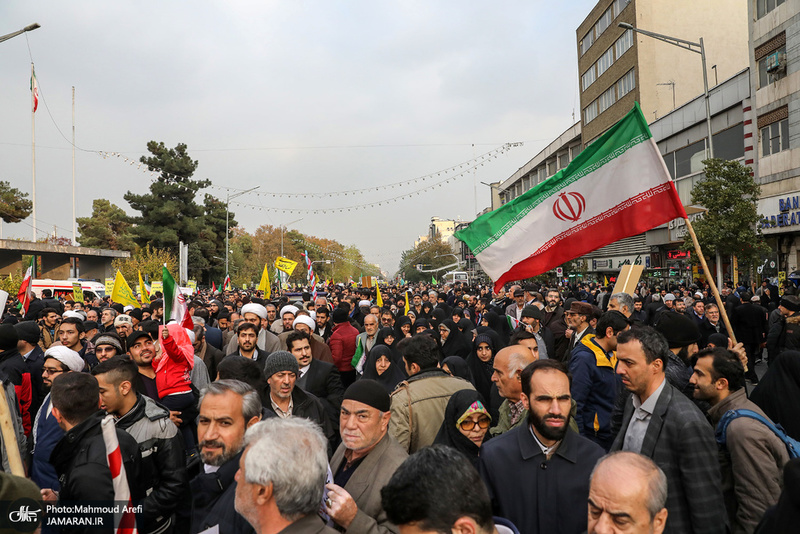 اجتماع مردم تهران در حمایت از امنیت و اقتدار کشور-3