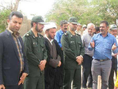 عملیات اجرای یساخت مسجد روستای ملارد از توابع شهرستان زرندیه آغاز شد