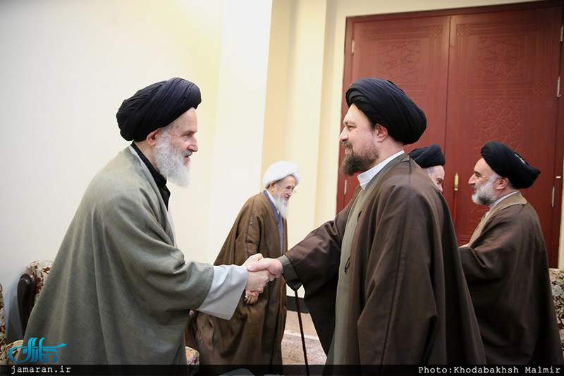 حاشیه تجدید میثاق هیأت رئیسه و اعضای مجلس خبرگان رهبری با آرمان های امام خمینی (س)