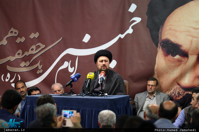 دیدار وزیر ورزش و جوانان و جمعی از ورزشکاران با سید حسن خمینی 