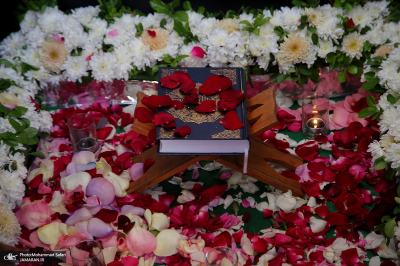 مراسم هفتمین روز شهادت سرلشگر پاسدار شهید مجید خادمی در روستای امیر حاجیلو - فسا