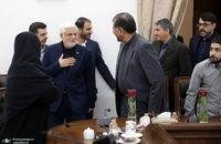 نشست عارف با خبرنگاران (2)