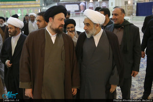 تجدید میثاق هیأت رئیسه و اعضای مجلس خبرگان رهبری با آرمان های امام خمینی(س)