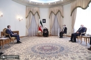 حضور معنی دار ظریف در دیدار روحانی با وزیرخارجه سوئیس + عکس