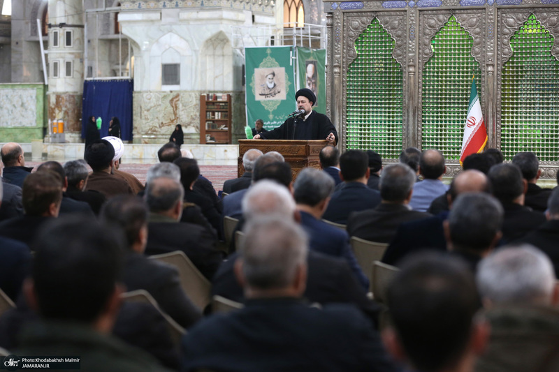 دیدار رئیس و اعضای کمیته امداد با سید حسن خمینی