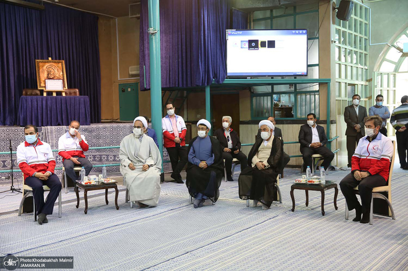 دیدار مدیران، کارکنان و جوانان جمعیت هلال احمر با سید حسن خمینی
