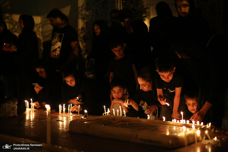 مراسم شام غریبان در میدان امام حسین (ع)