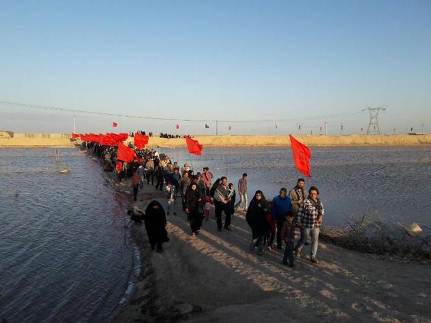 مرزبانان خوزستان برای پذیرایی از کاروان های راهیان نور آماده شدند